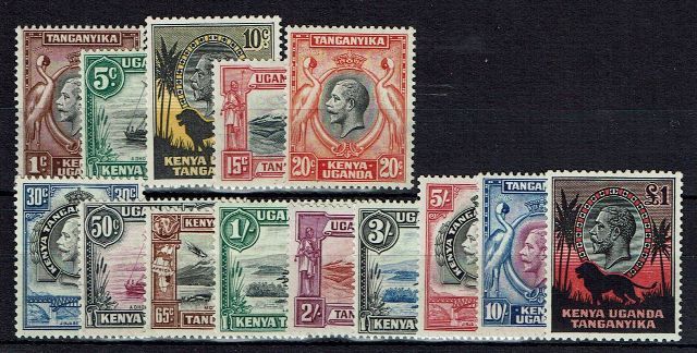 Image of KUT-Kenya Uganda & Tanganyika SG 110/23 VLMM British Commonwealth Stamp